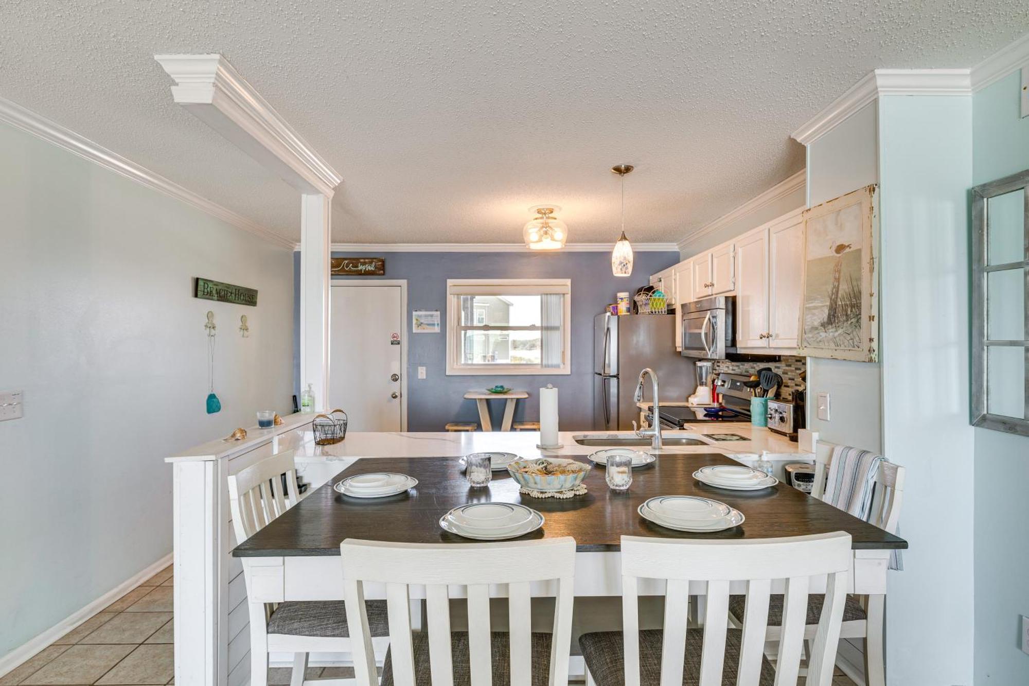 Steps To The Beach Oceanfront Condo With Lanai! North Topsail Beach Dış mekan fotoğraf