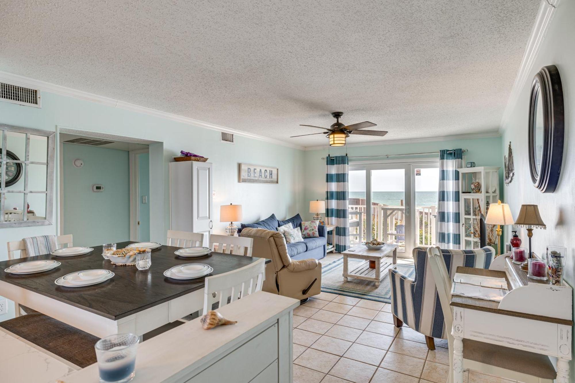 Steps To The Beach Oceanfront Condo With Lanai! North Topsail Beach Dış mekan fotoğraf