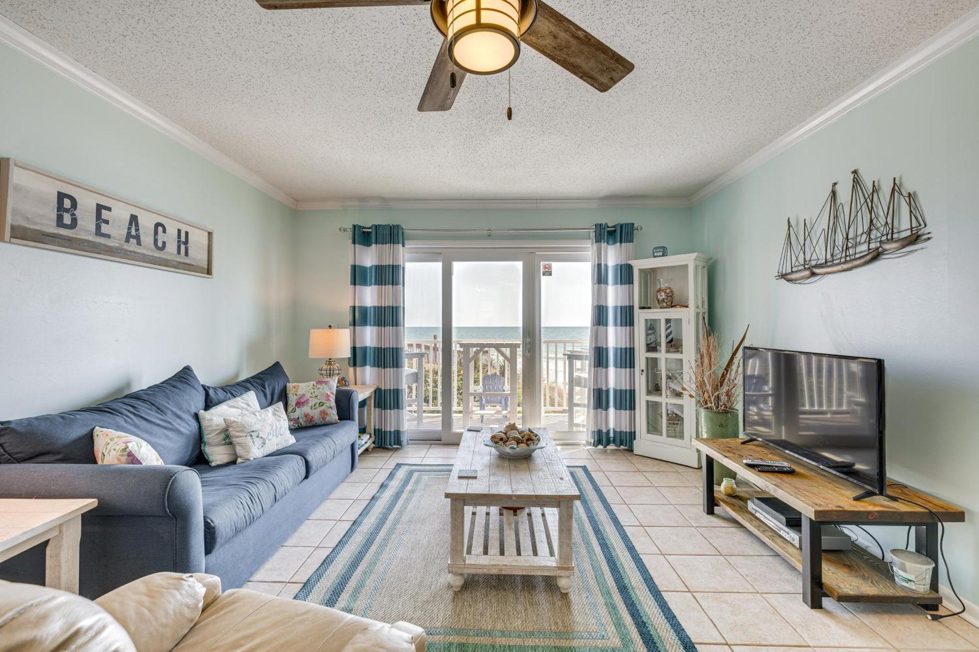 Steps To The Beach Oceanfront Condo With Lanai! North Topsail Beach Dış mekan fotoğraf