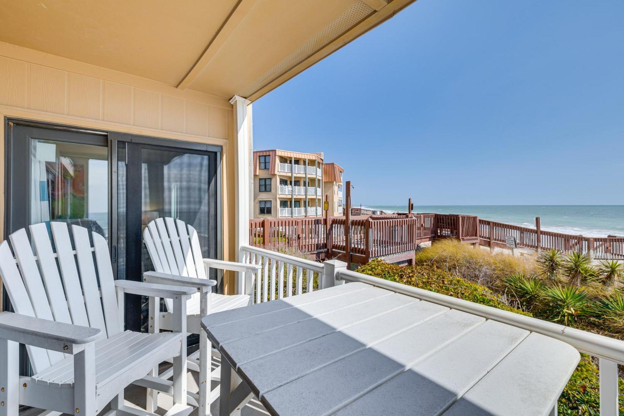 Steps To The Beach Oceanfront Condo With Lanai! North Topsail Beach Dış mekan fotoğraf