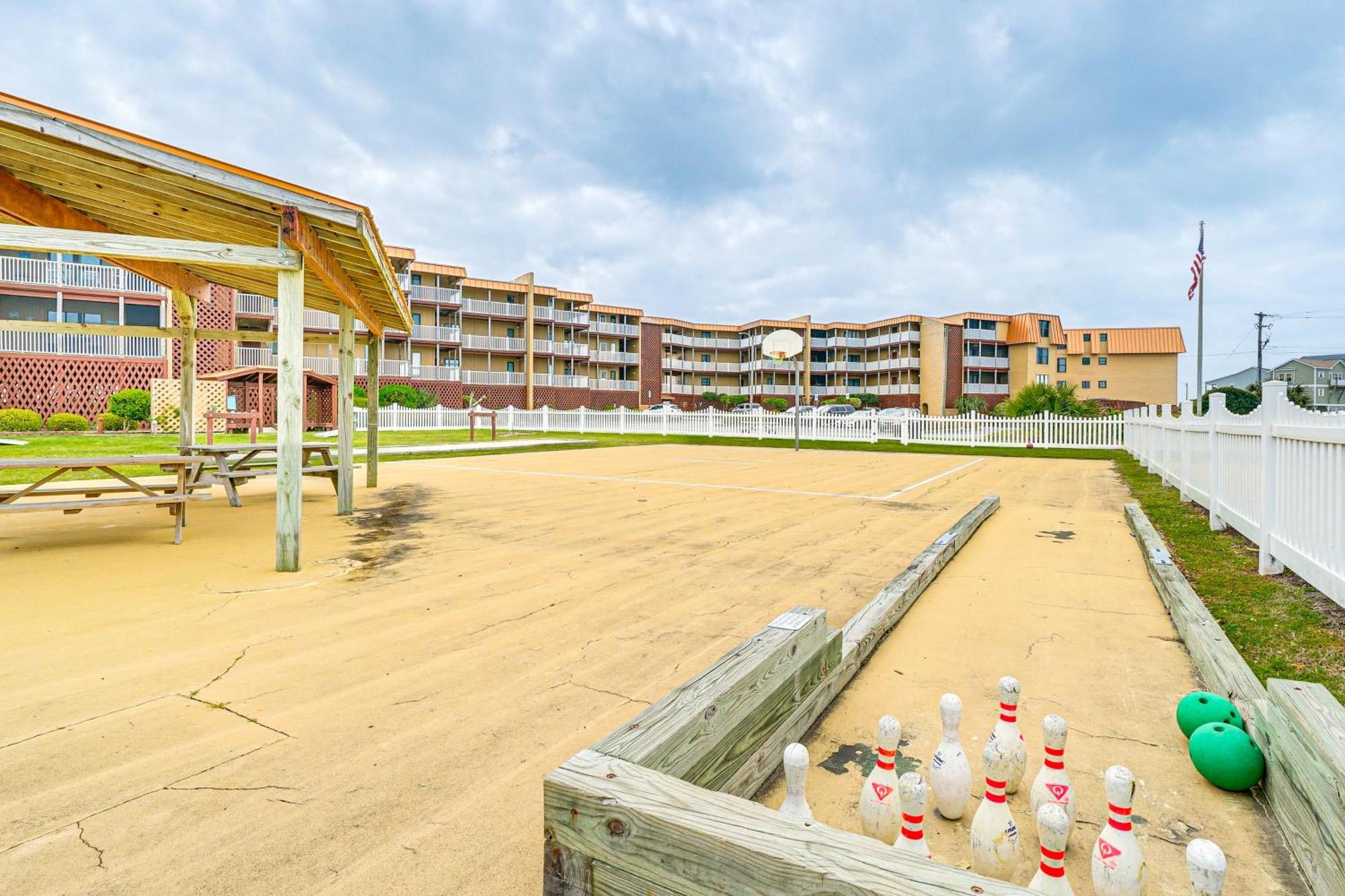 Steps To The Beach Oceanfront Condo With Lanai! North Topsail Beach Dış mekan fotoğraf