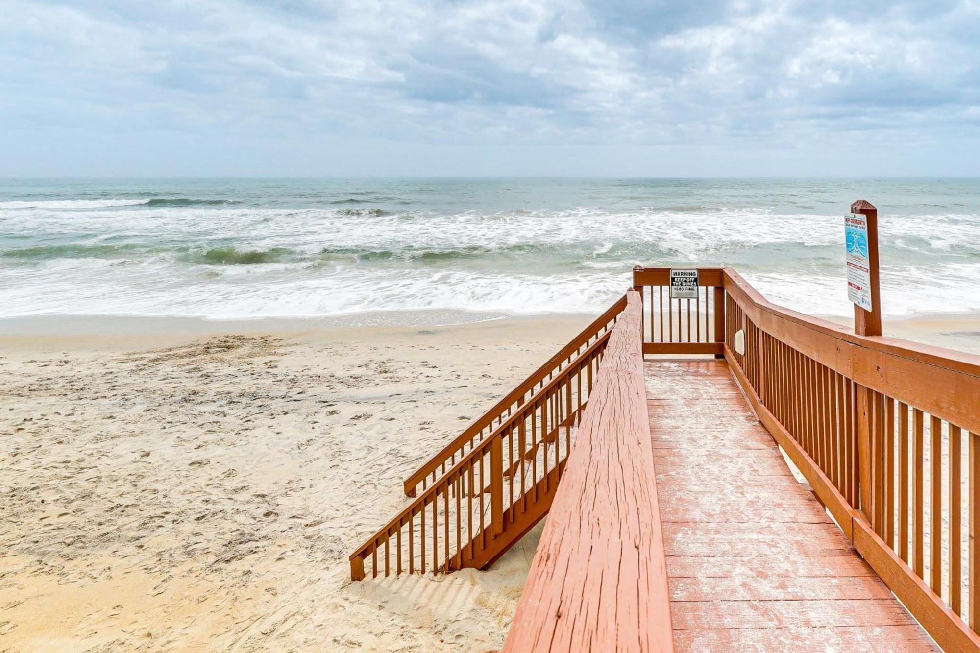 Steps To The Beach Oceanfront Condo With Lanai! North Topsail Beach Dış mekan fotoğraf