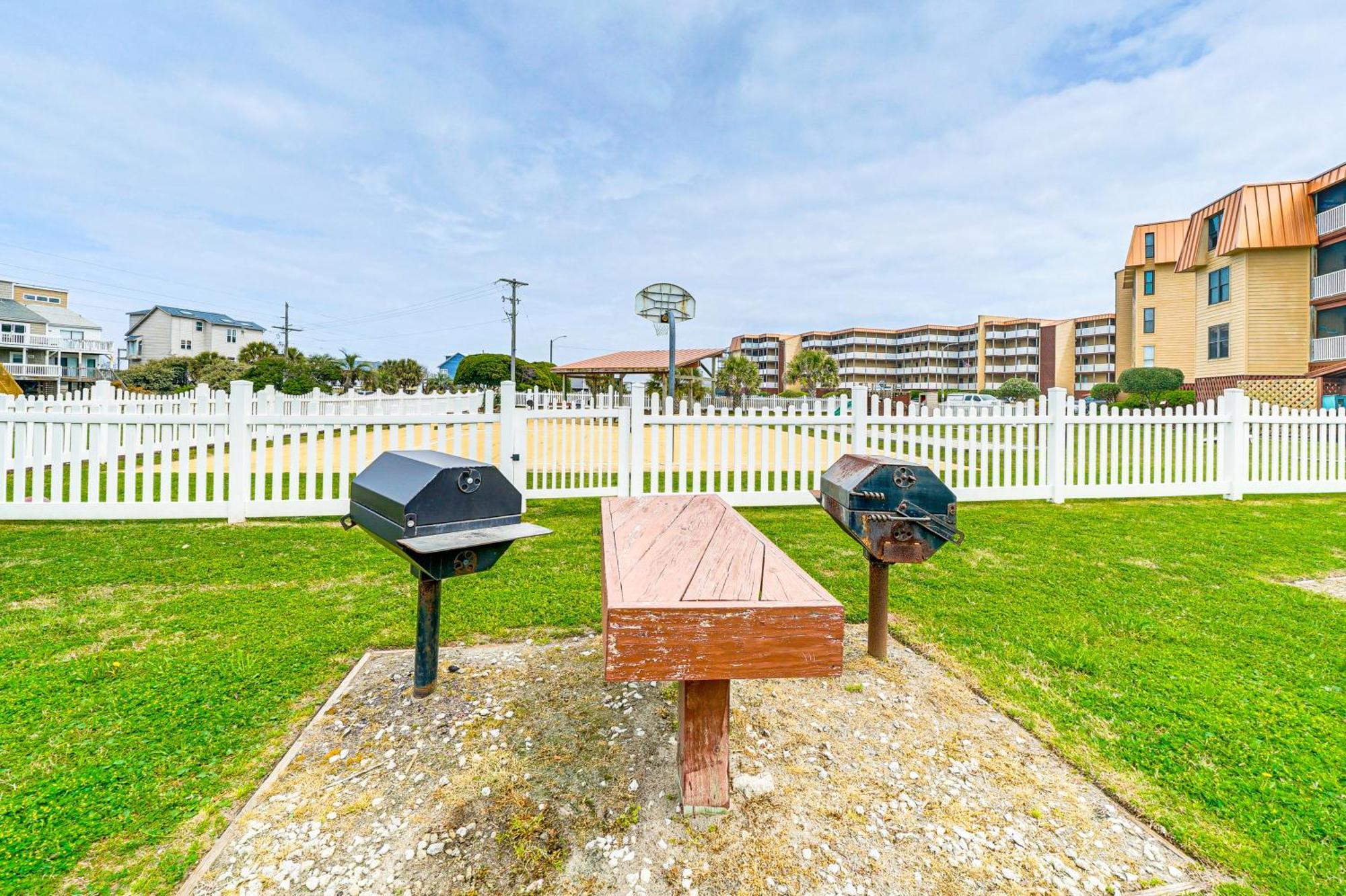 Steps To The Beach Oceanfront Condo With Lanai! North Topsail Beach Dış mekan fotoğraf