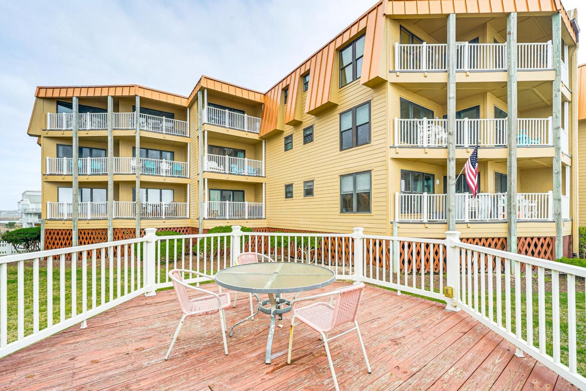Steps To The Beach Oceanfront Condo With Lanai! North Topsail Beach Dış mekan fotoğraf