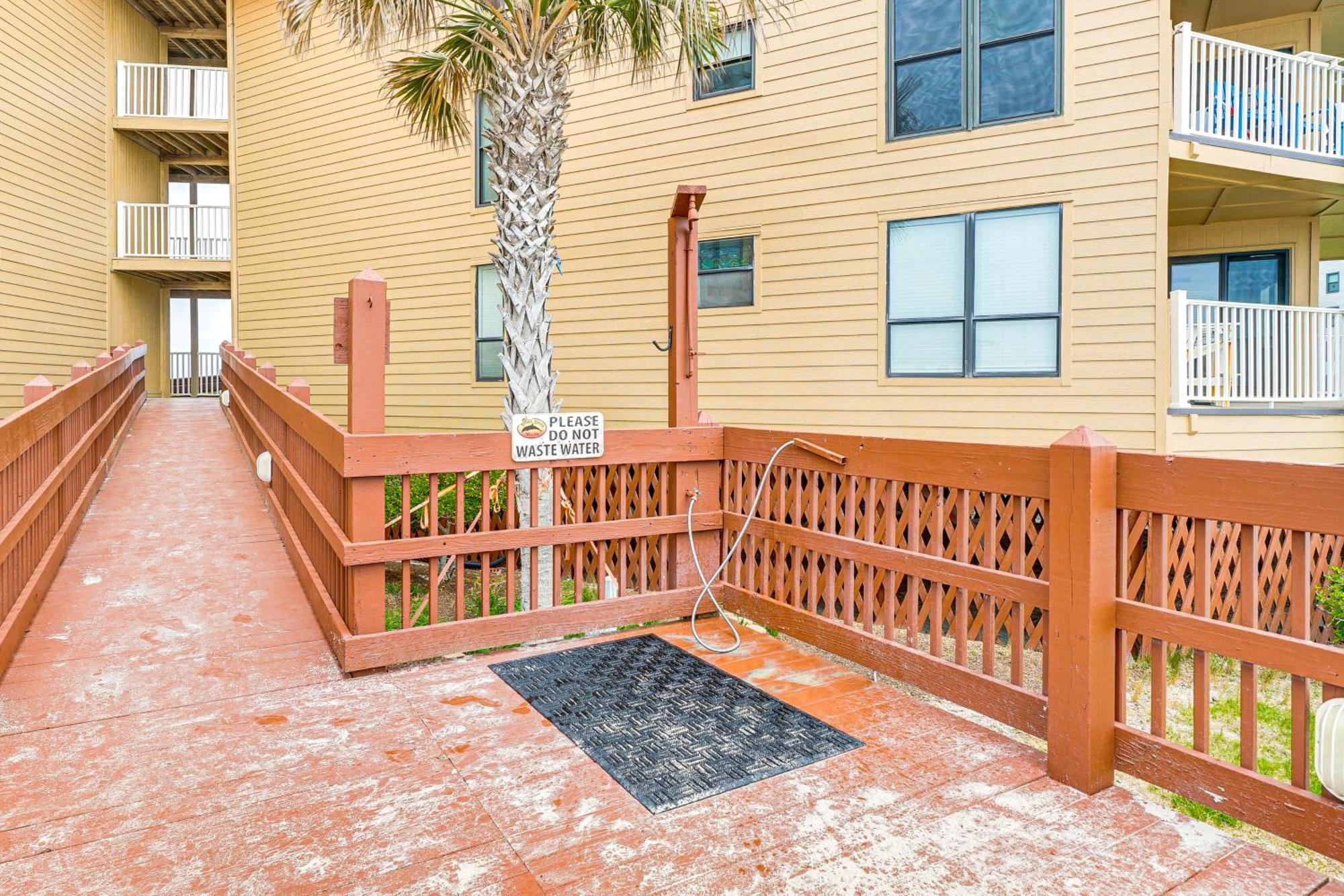 Steps To The Beach Oceanfront Condo With Lanai! North Topsail Beach Dış mekan fotoğraf