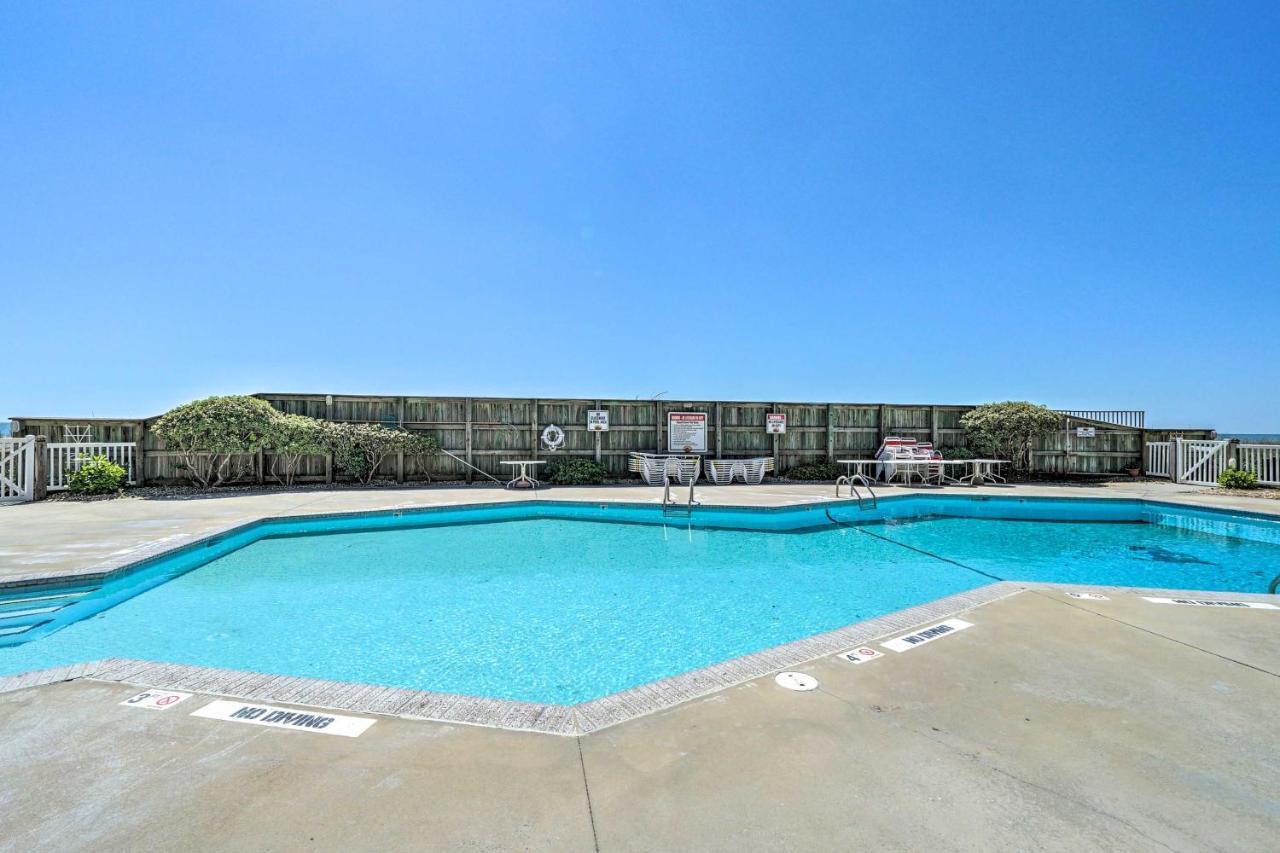 Steps To The Beach Oceanfront Condo With Lanai! North Topsail Beach Dış mekan fotoğraf