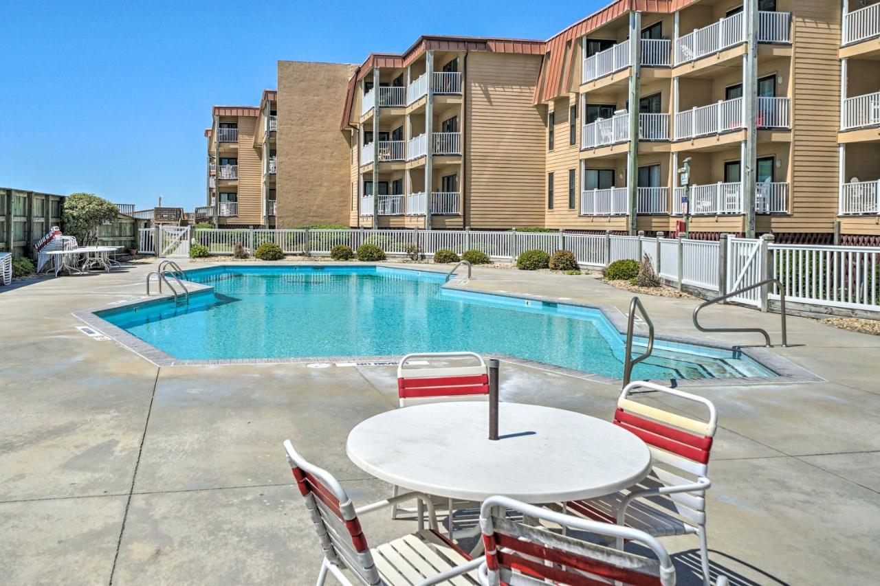 Steps To The Beach Oceanfront Condo With Lanai! North Topsail Beach Dış mekan fotoğraf